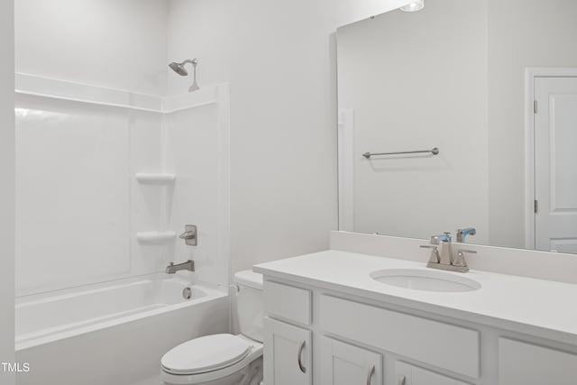 1206 Holding Village Way, Wake Forest, NC 27587 - full bathroom with vanity, toilet, and  shower combination