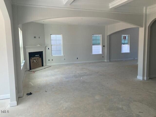 view of unfurnished living room