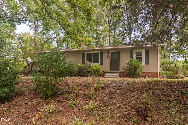 view of ranch-style house