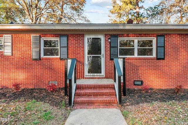 view of entrance to property