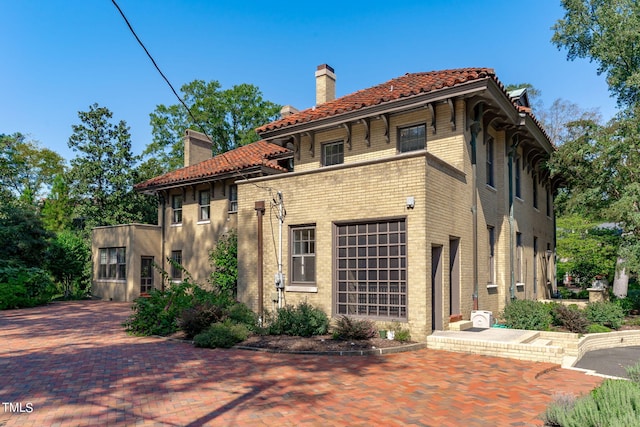 view of rear view of property