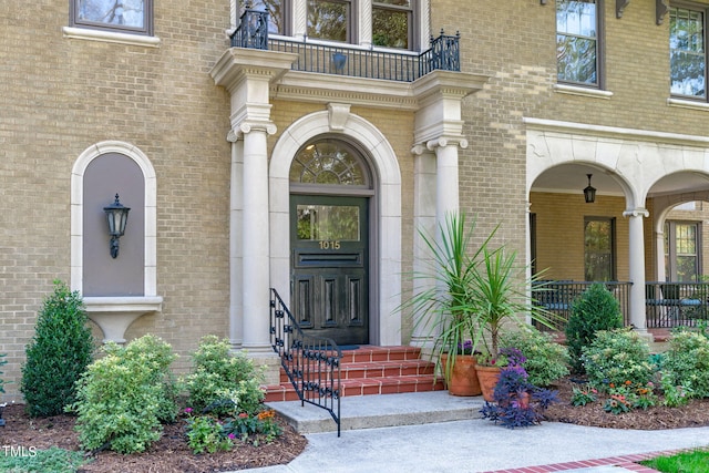 view of entrance to property