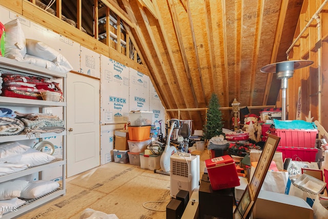 view of storage room