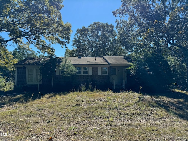 view of front of property