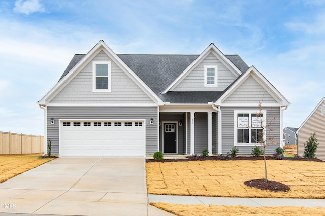 view of craftsman inspired home