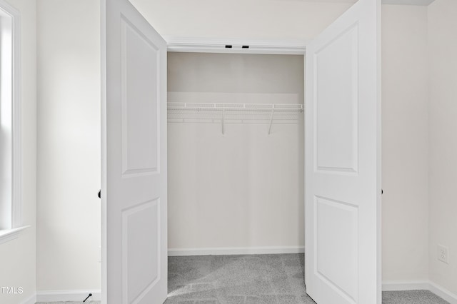 view of closet