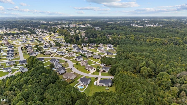3806 Wyattwood Dr N, Wilson, NC 27896 - aerial view with a wooded view
