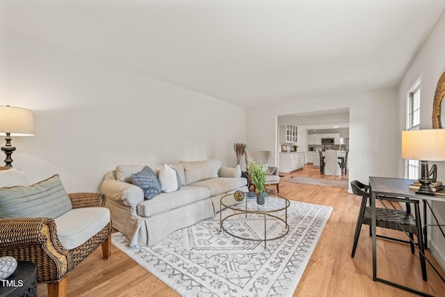 3006 Pump Station Ln, Durham, NC 27712 - living area featuring light wood-style flooring