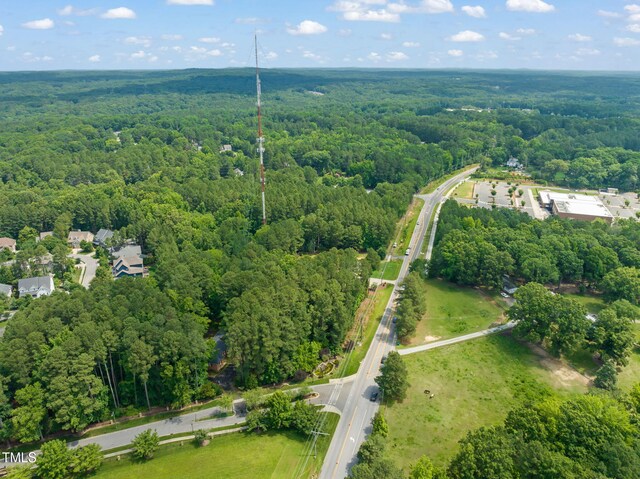 3006 Pump Station Ln, Durham, NC 27712 - bird's eye view of a heavily wooded area