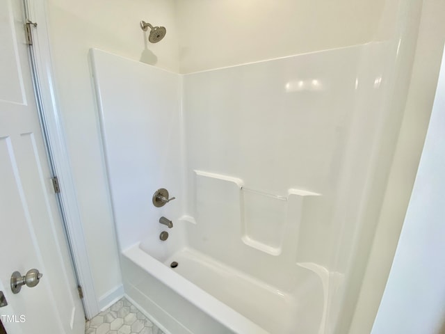 bathroom featuring bathtub / shower combination