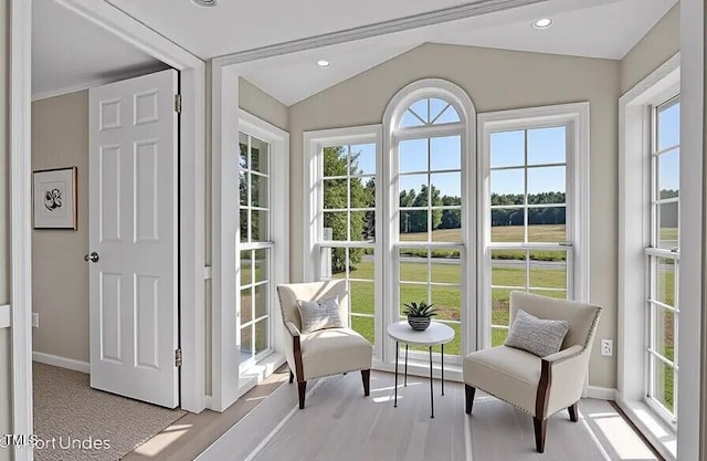 4193 Ji Oakes Rd, Bullock, NC 27507 - sunroom featuring plenty of natural light and lofted ceiling