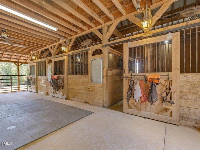 view of stable