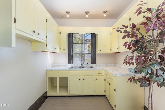 kitchen featuring sink