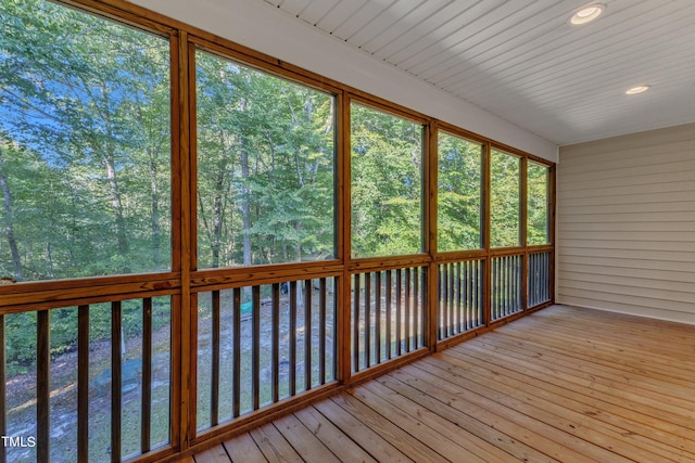 319 River Knoll Dr, Clayton, NC 27527 - view of unfurnished sunroom