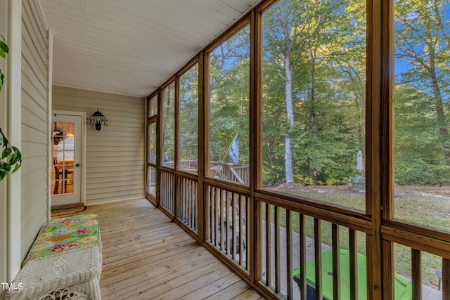 319 River Knoll Dr, Clayton, NC 27527 - unfurnished sunroom with a healthy amount of sunlight