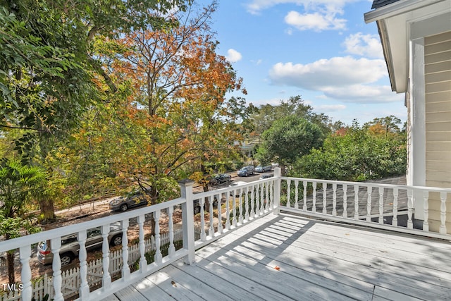 view of deck