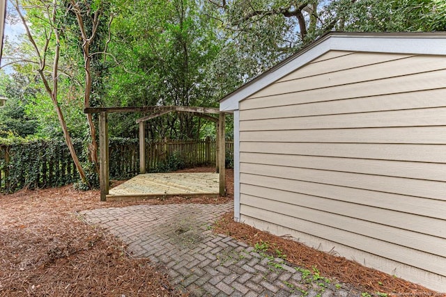 exterior space featuring a patio area