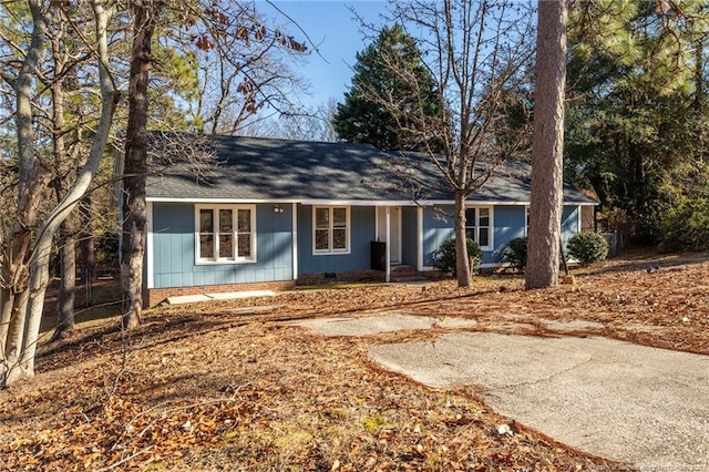 view of ranch-style house