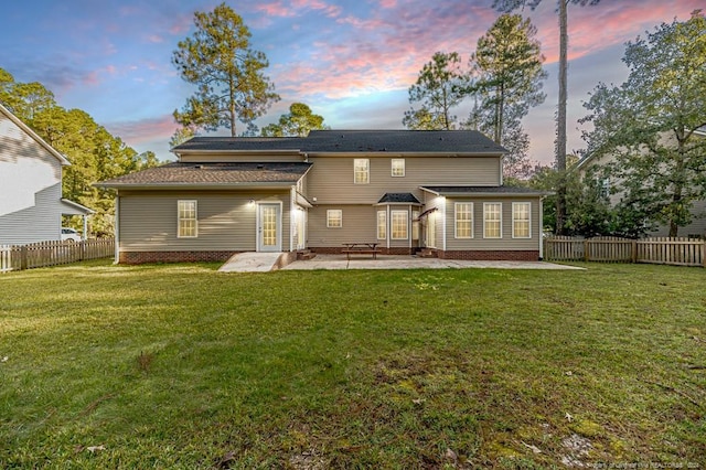 3375 Carolina Way, Sanford, NC 27332 - rear view of property featuring a patio area