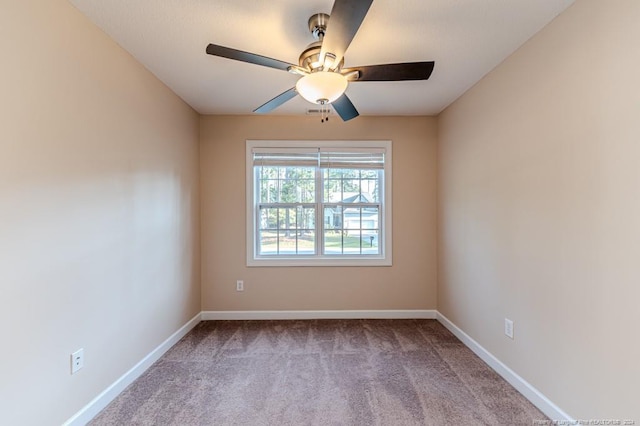 3375 Carolina Way, Sanford, NC 27332 - carpeted spare room with a ceiling fan and baseboards