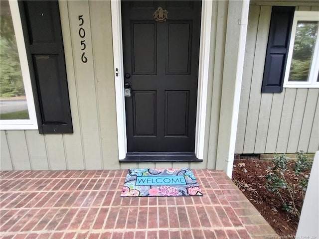 view of entrance to property