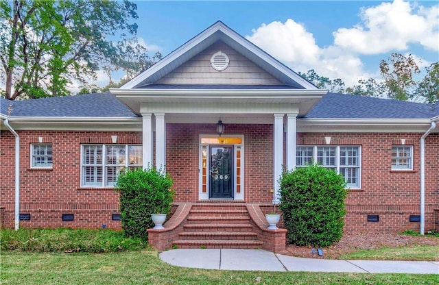 view of front of home