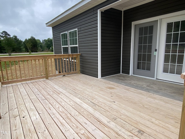 6733 Oscar Barham Rd, Wake Forest, NC 27587 - view of wooden deck