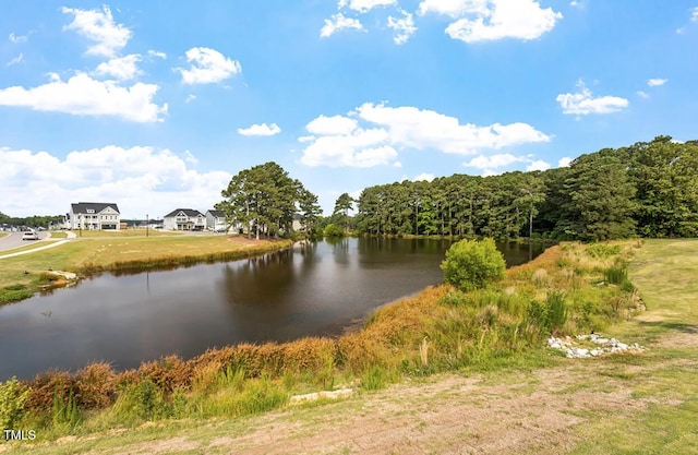 view of water feature