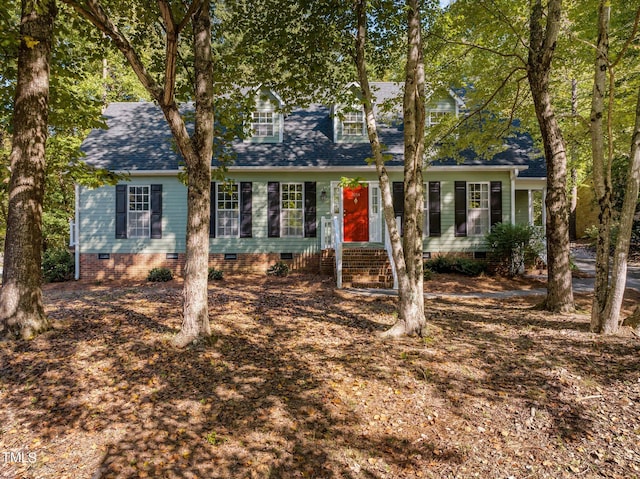 view of cape cod-style house