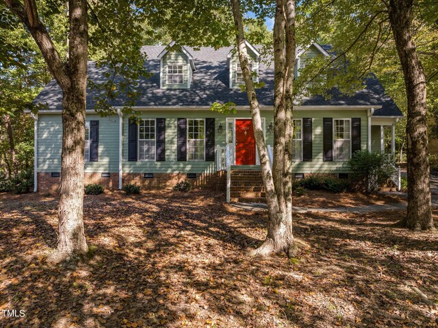 view of cape cod-style house