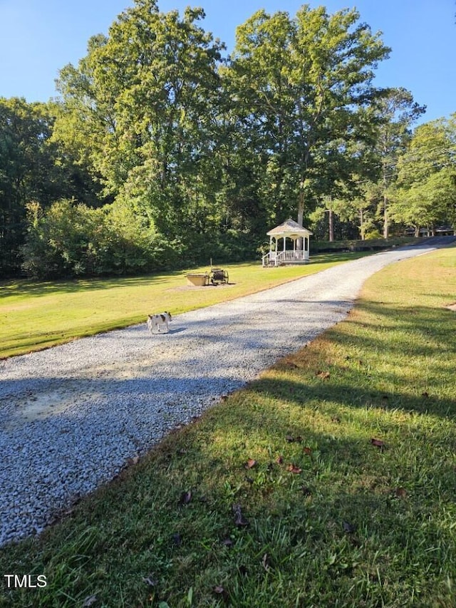 view of road