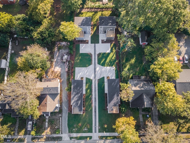 birds eye view of property featuring a residential view