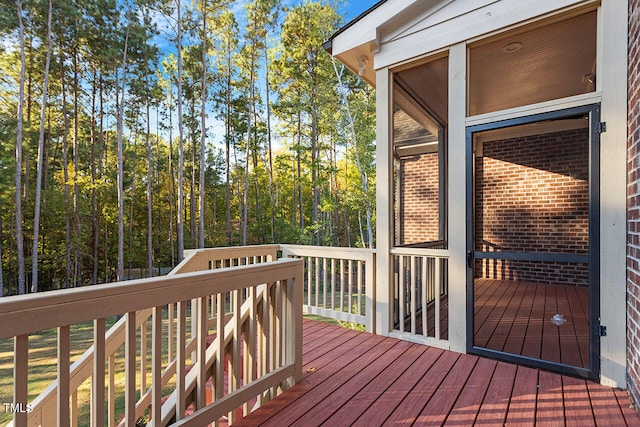 view of deck