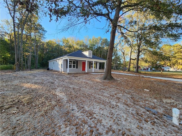 view of ranch-style home