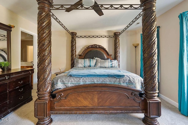 65 Applegate Dr, Franklinton, NC 27525 - carpeted bedroom with a ceiling fan and baseboards
