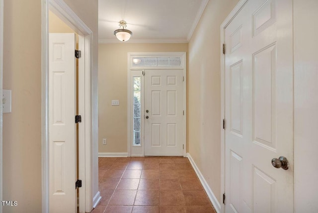 65 Applegate Dr, Franklinton, NC 27525 - tiled entryway featuring crown molding and baseboards
