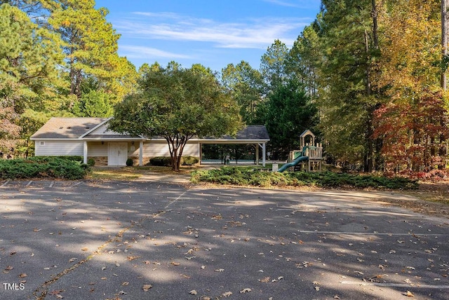 65 Applegate Dr, Franklinton, NC 27525 - view of front facade with playground community
