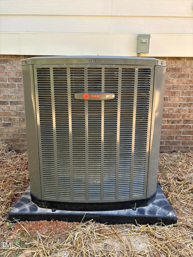 exterior details with central AC unit