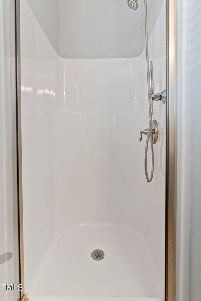 bathroom with a shower