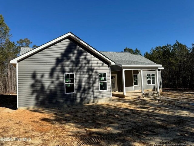 view of rear view of house