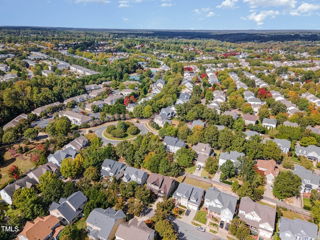 drone / aerial view featuring a residential view