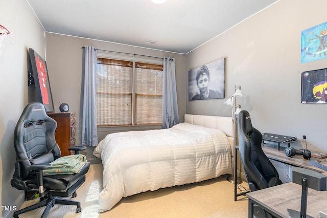 bedroom featuring carpet floors