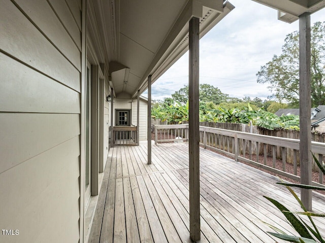 view of deck