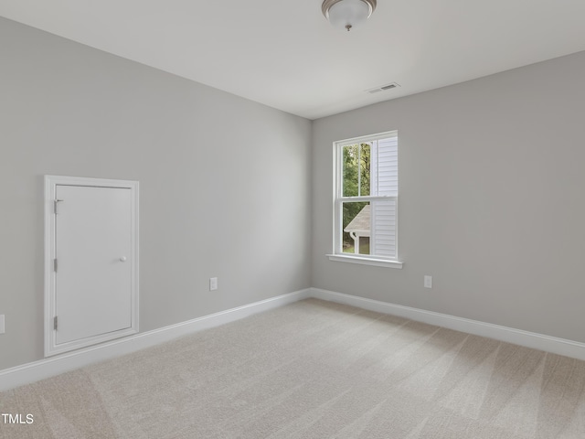 empty room with carpet floors