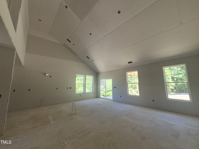 236 Alden Way, Angier, NC 27501 - unfurnished room with a high ceiling