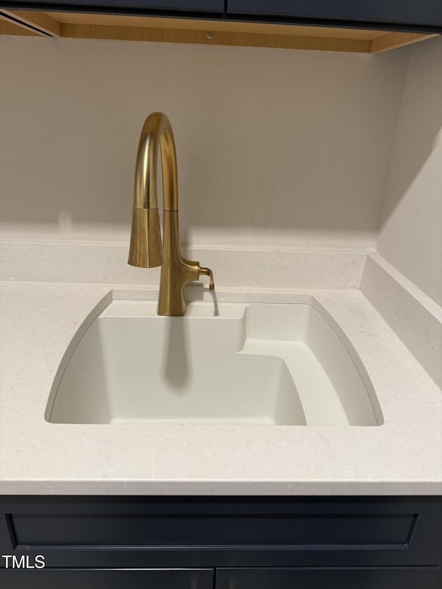 interior details with sink