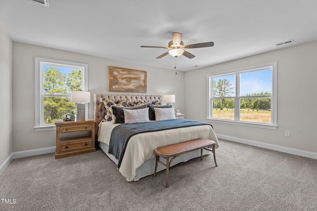 15 Diamond Creek Dr, Zebulon, NC 27597 - bedroom featuring carpet flooring and a ceiling fan