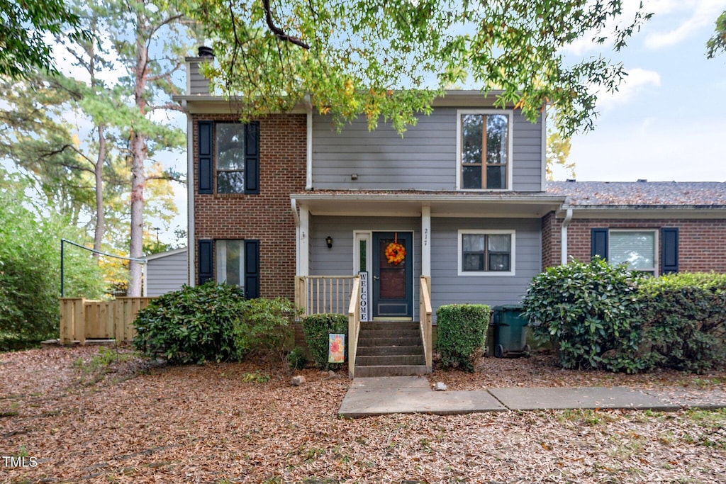 view of front of home