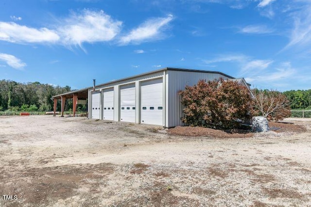 11270 Old Bailey Hwy, Wilson, NC 27896 - garage featuring a detached garage