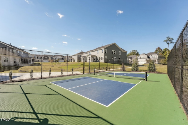 view of sport court